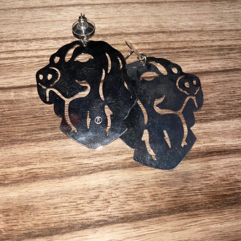 Smoky dog earrings!